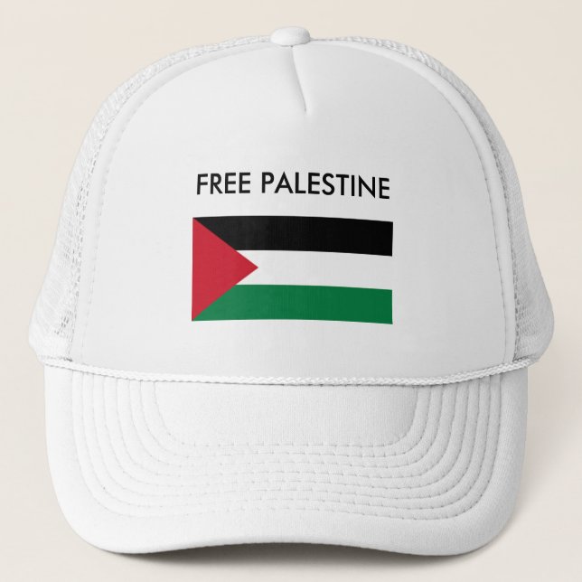 GORRA LIBRE DE PALESTINA LIMPIO (Anverso)