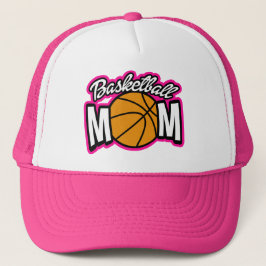 Gorra lindo de la mamá del baloncesto