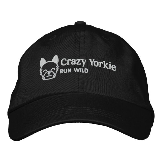 Gorra Loco Yorkie estilo Béisbol (Anverso)