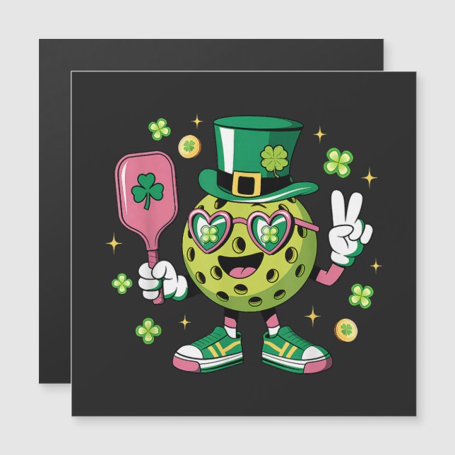 Gorra Lucky Pickleball Trebol Irlandés (Anverso/Reverso)