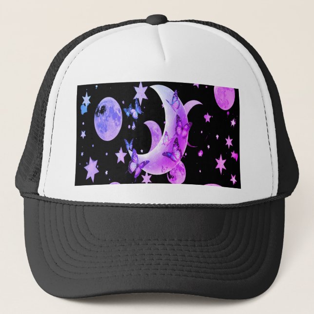 Gorra lunar cósmico - Ropa de cabeza inspirada en  (Anverso)
