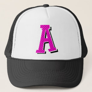 Gorra manchado del camionero de "A" Monogramed