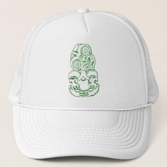 Gorra maorí del bosquejo de Hei-Tiki (Anverso)