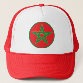 Gorra marroquí del camionero de la bandera