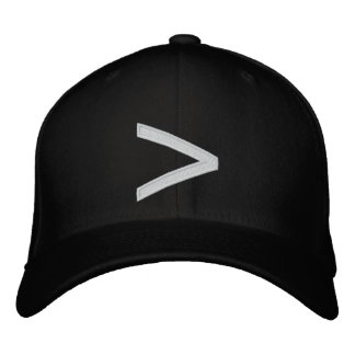 Gorra mayor que Rótulo