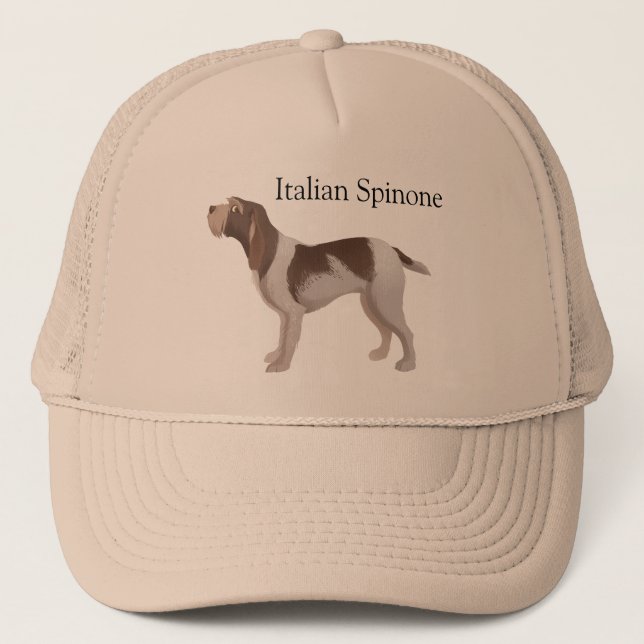 Gorra melado marrón de Spinone del italiano (Anverso)