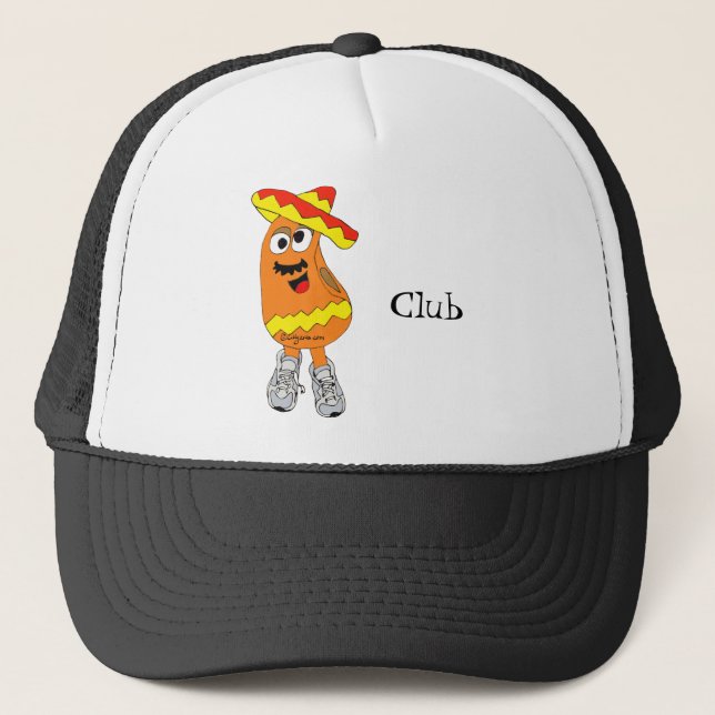 Gorra mexicano del dibujo animado de la haba de (Anverso)