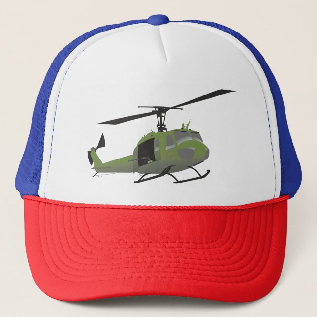 Gorra militar del camionero de UH-1 Huey (Anverso)
