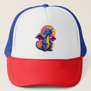 Gorra multicolor Cute Dragon