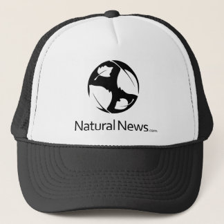 Gorra natural negro del camionero de las noticias