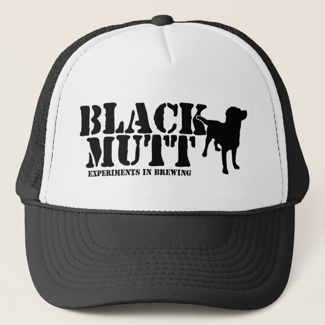 Gorra negro del camionero del Mutt (Anverso)