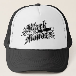 Gorra negro del camionero del Switchblade de lunes