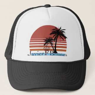 Gorra negro del camionero del verano