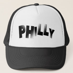 Gorra negro y blanco del camionero de Philly