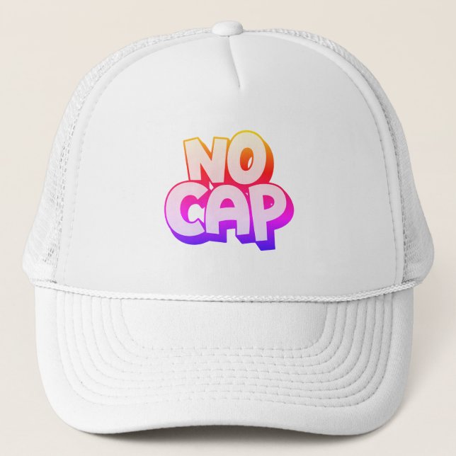 gorra "NO CAP" (Anverso)