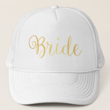 Gorra - novia de oro