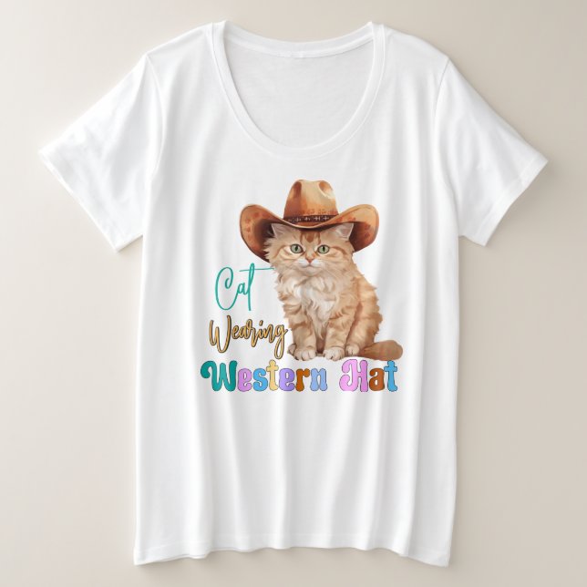Gorra occidental con gatos 85246 (Anverso del diseño)