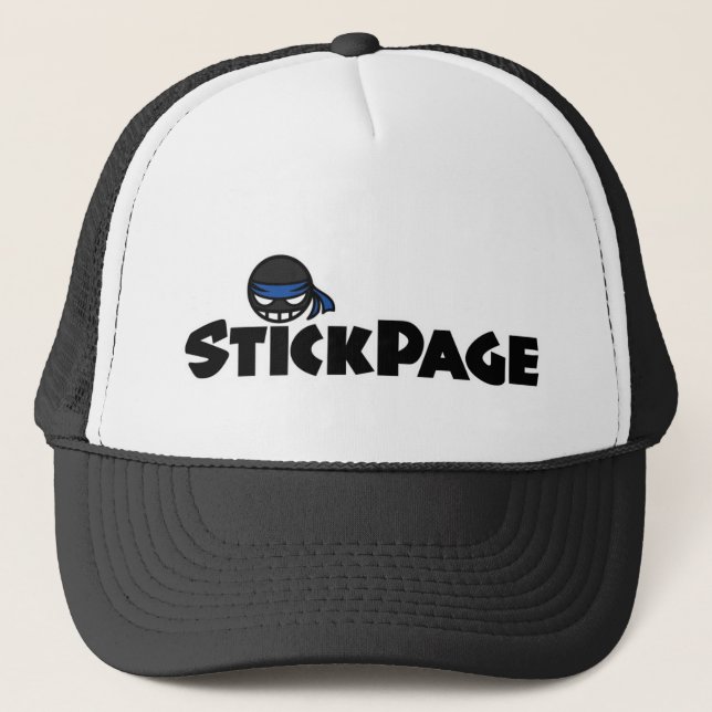 Gorra oficial del camionero de StickPage (Anverso)