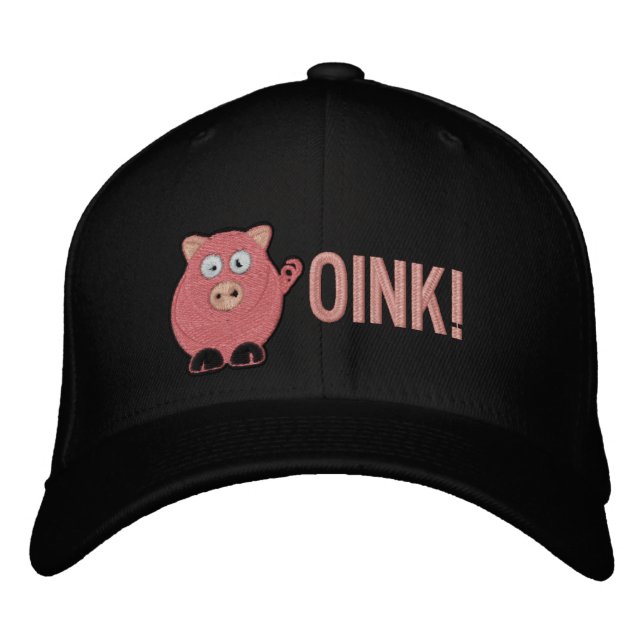 Gorra Oink Bordada Cerdo (Anverso)