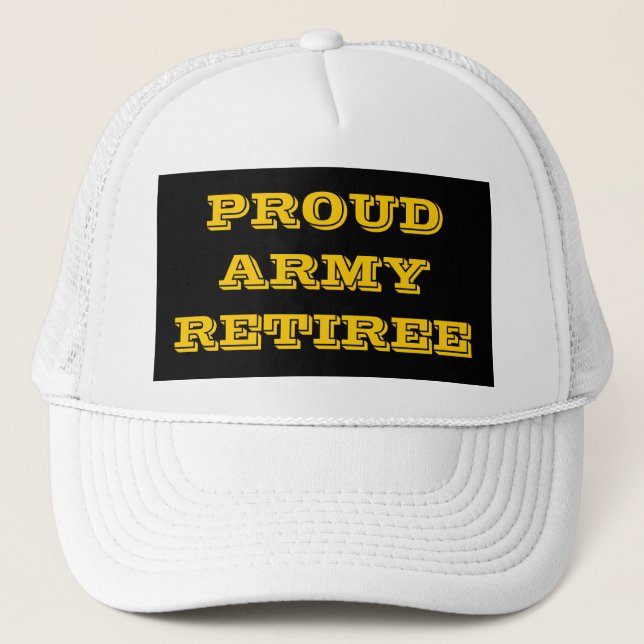 Gorra Orgulloso Ejército Retiree (Anverso)