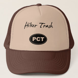 Gorra pacífico del camionero de Brown de la basur
