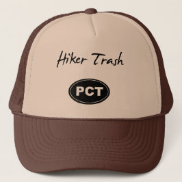 Gorra pacífico del camionero de Brown de la basura