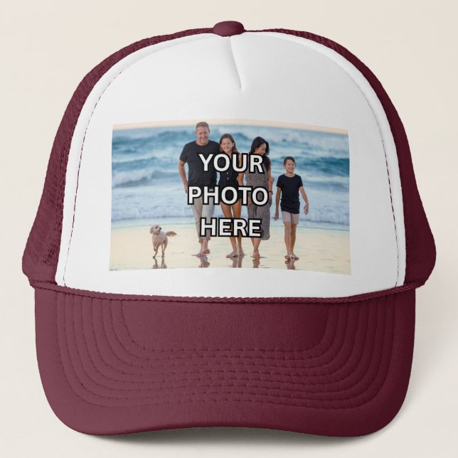 GORRA PARA COMPARTIR - Gorra de camionero de foto  (Anverso)