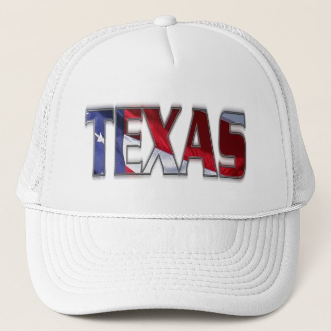 Gorra Patriótico de Texas y Bandera Estadounidense (Anverso)