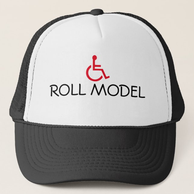 Gorra perjudicado silla de ruedas modelo del (Anverso)