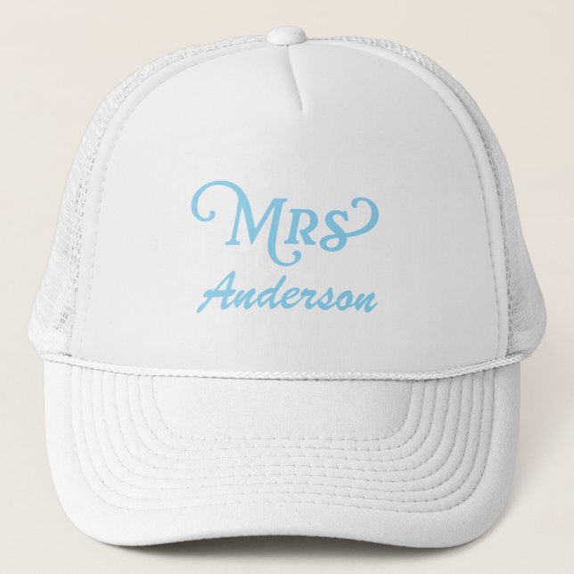 Gorra personalizada de MRS, Gorra bridal personali (Anverso)
