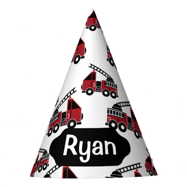 Gorra personalizado de camiones de bomberos (Anverso)