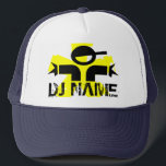 Gorra personalizado de DJ con nombre de encargo<br><div class="desc">Gorra personalizado de DJ con nombre de encargo</div>