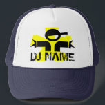 Gorra personalizado de DJ con nombre de encargo<br><div class="desc">Gorra personalizado de DJ con nombre de encargo</div>