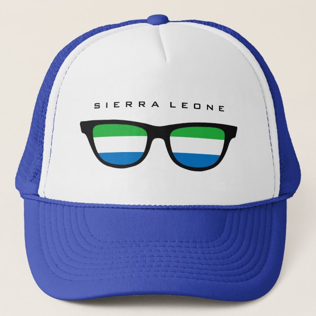 Gorra personalizado de Sierra Leona Shades (Anverso)