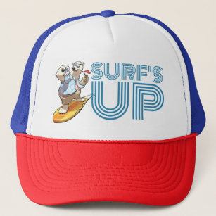 Gorra Personalizado DEL SURF DE Surfing Polar Bear