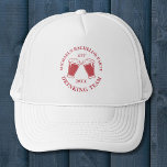 Gorra personalizado | Fin de semana de bachillerat<br><div class="desc">Gorra personalizado | Beber gorras personalizados de Team Bachelor Weekend son el mejor regalo para sus amigos para recordar su día especial. ¡Saludos a una divertida y memorable fiesta de solteros! Agregue la redacción de su personalizado a este diseño utilizando los cuadros "Editar esta plantilla de diseño" situados en la...</div>