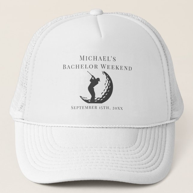Gorra personalizado | Fin de semana del Bacheler G (Anverso)