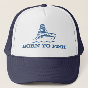 Gorra pesquero   Nacido para pescar con diseño de 