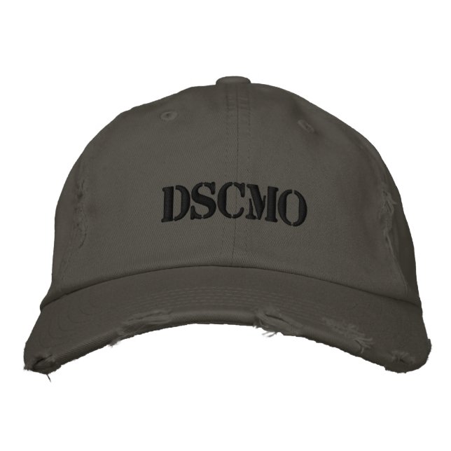 gorra policial DSCMO con letras negras (Anverso)