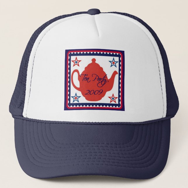 Gorra político de la fiesta del té 2009 (Anverso)