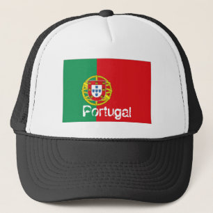 Gorra portugués del recuerdo de la malla del
