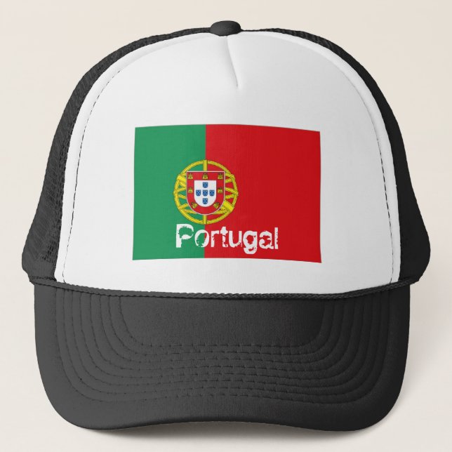 Gorra portugués del recuerdo de la malla del (Anverso)