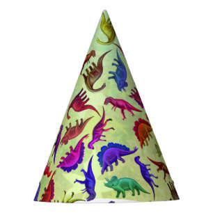 Gorra prehistórico colorido del fiesta de los