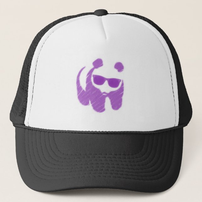 Gorra púrpura de la panda (Anverso)