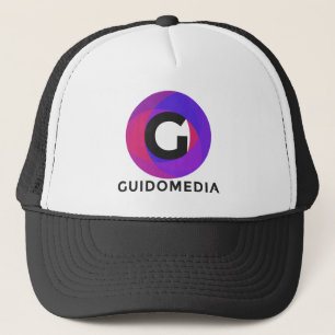Gorra púrpura del camionero de los medios de Guid