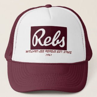 Gorra rebelde del fútbol de Midland Lee
