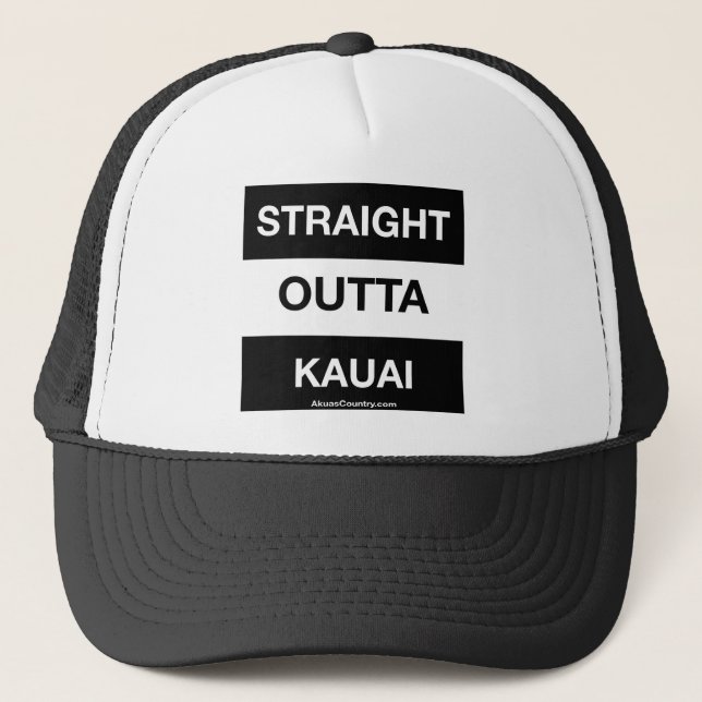 Gorra recto del camionero de Outta Kauai (Anverso)
