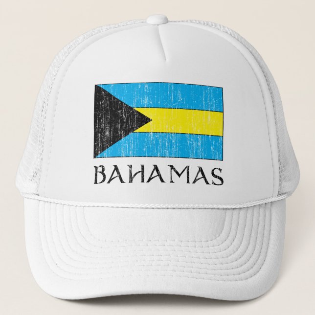 Gorra retro de la bandera de Bahamas (Anverso)