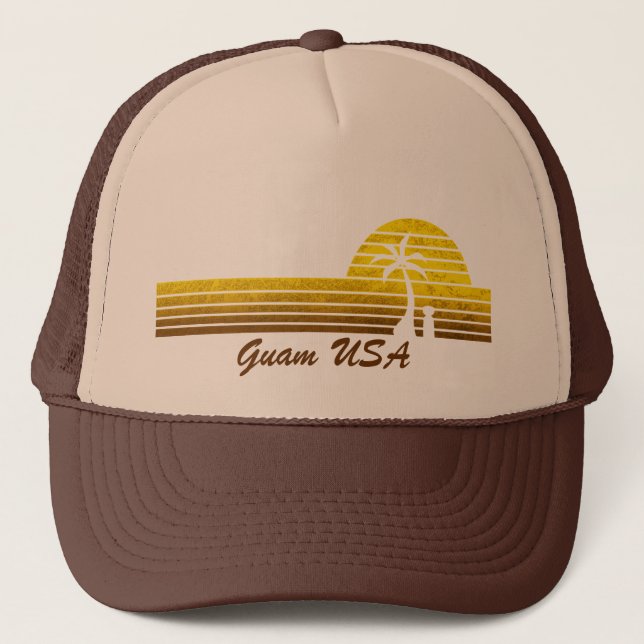 Gorra retro del camionero de Guam (Anverso)
