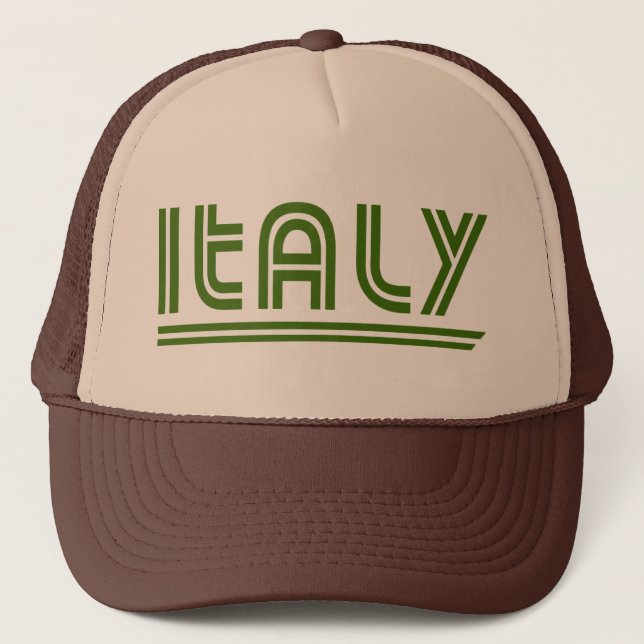 Gorra retro del camionero de Italia (Anverso)